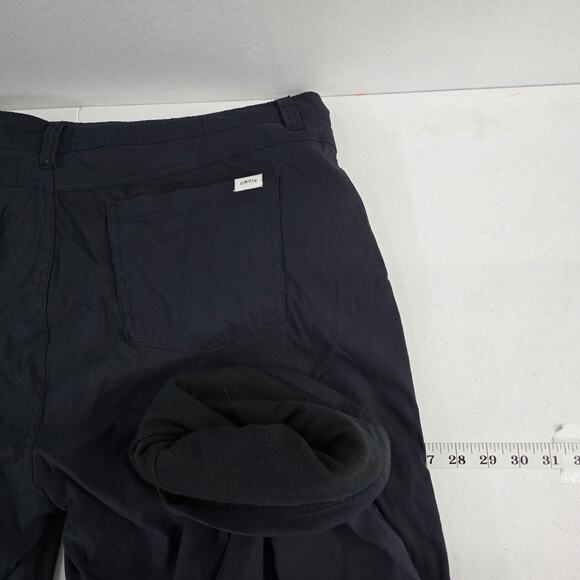 Orvis fleece lined warm pants black 36x30 mens 6239 - Picture 3 of 11
